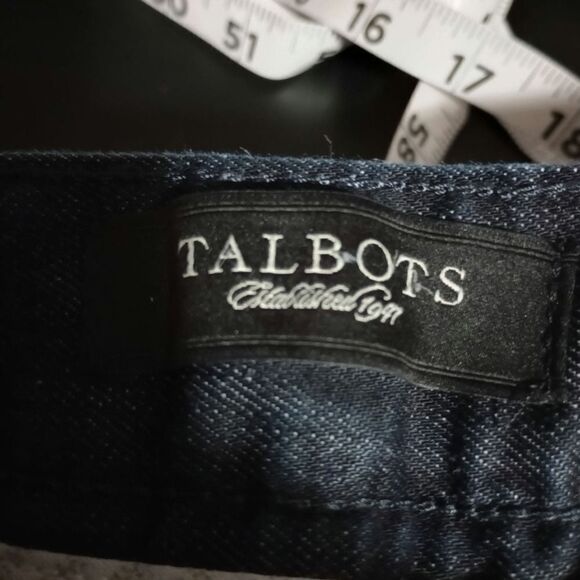 Talbots‎ Jeans Ladies 4 Firm Dark Wash Bootcut - Picture 5 of 7